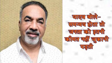 छिंदवाड़ा में जल संकट को लेकर बयान देते भाजपा जिलाध्यक्ष शेषराव यादव