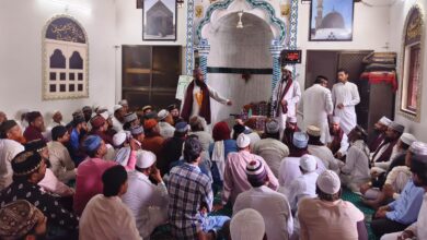 सिवनी में उर्स-ए-आला हजरत के अवसर पर मौजूद उलमा और श्रद्धालु