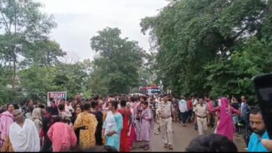 कान्हीवाड़ा में पुलिस चेकिंग के दौरान किन्नर समाज का हंगामा