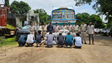 छिंदवाड़ा के अमरवाड़ा में 320 किलो गांजा जब्ती और गिरफ्तार तस्कर