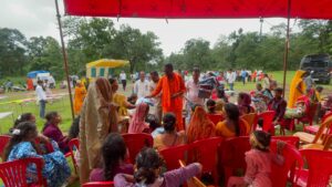 मुंडारा धाम से दिघौरी कांवड़ यात्रा में शामिल विधायक दिनेश राय मुनमुन