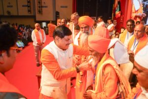 सीएम मोहन यादव संत रविदास की 650वीं जयंती पर समरसता संकल्प अभियान कार्यक्रम में