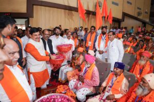 सीएम मोहन यादव संत रविदास की 650वीं जयंती पर समरसता संकल्प अभियान कार्यक्रम में