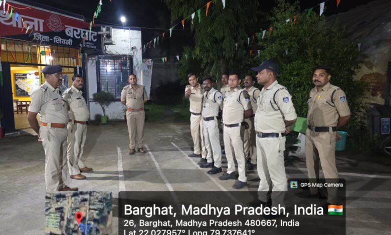 सिवनी पुलिस के नाइट कांबिंग ऑपरेशन में वारंटियों की गिरफ्तारी