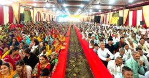 सिवनी शिव महापुराण कथा में महंत विपिन बिहारी दास का प्रवचन