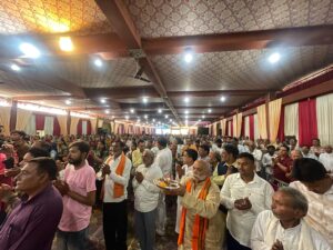 सिवनी शिव महापुराण कथा में महंत विपिन बिहारी दास का प्रवचन