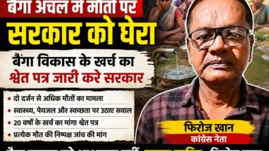 बैगा अंचल में मौतों से मचा हड़कंप, फिरोज खान बोले- बैगा विकास का पूरा हिसाब दे सरकार | Dainik Yashonnati बैगा अंचल में मौतों को लेकर सरकार पर सवाल उठाते कांग्रेस नेता फिरोज खान