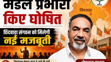 छिंदवाड़ा भाजपा ने 30 मंडलों के मंडल प्रभारी घोषित किए