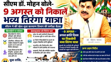 मुख्यमंत्री डॉ. मोहन यादव खेल एवं युवा कल्याण विभाग की समीक्षा बैठक में अधिकारियों को निर्देश देते हुए