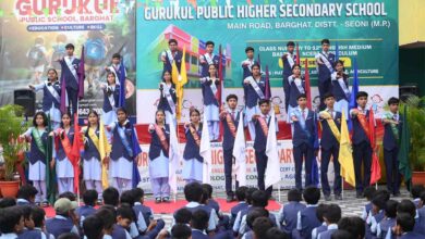 गुरुकुल पब्लिक स्कूल बरघाट में छात्र परिषद का शपथ ग्रहण समारोह, लोकतांत्रिक मूल्यों के साथ नेतृत्व का लिया संकल्प | Dainik Yashonnati गुरुकुल पब्लिक स्कूल बरघाट में छात्र परिषद शपथ ग्रहण समारोह