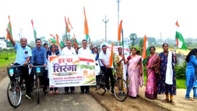 हर घर तिरंगा अभियान : धनौरा में निकली साइकिल और पैदल तिरंगा यात्रा, जनप्रतिनिधियों ने बढ़ाया देशभक्ति का उत्साह - Seoni News