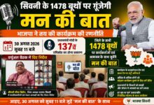 मन की बात 137वां एपिसोड - कार्यक्रम की तैयारियों को लेकर वर्चुअल बैठक करती भाजपा जिला अध्यक्ष मीना बिसेन