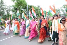 सिवनी में ऑल वुमन तिरंगा रैली में हजारों महिलाओं की सहभागिता