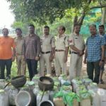 महुआ से जहरीली शराब बनाने वालों पर पुलिस का शिकंजा, 4720 किलो लाहन मौके पर नष्ट | Dainik Yashonnati मंडला में अवैध शराब के खिलाफ पुलिस की कार्रवाई