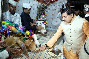 जन्माष्टमी पर केंद्रीय जेल भोपाल में मुख्यमंत्री डॉ. मोहन यादव