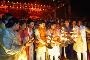 उज्जैन आशीर्वाद का दीया -  रामघाट पर प्रधानमंत्री नरेंद्र मोदी के जन्मदिन पर आशीर्वाद का दीया कार्यक्रम