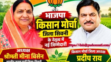 भाजपा किसान मोर्चा सिवनी के नवनियुक्त मंडल अध्यक्ष