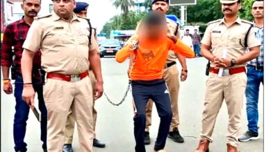 देहात थाना पुलिस द्वारा गिरफ्तार बाइक चोरी का आरोपी
