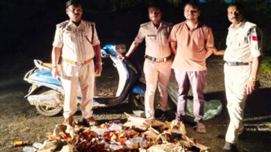 छिंदवाड़ा में आबकारी विभाग द्वारा जब्त अवैध देशी शराब