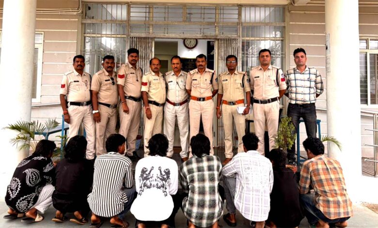 डूंडासिवनी पुलिस ने 8 आरोपियों को गिरफ्तार किया