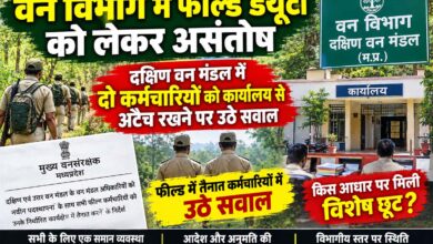 सिवनी दक्षिण वन मंडल में फील्ड कर्मचारियों की तैनाती