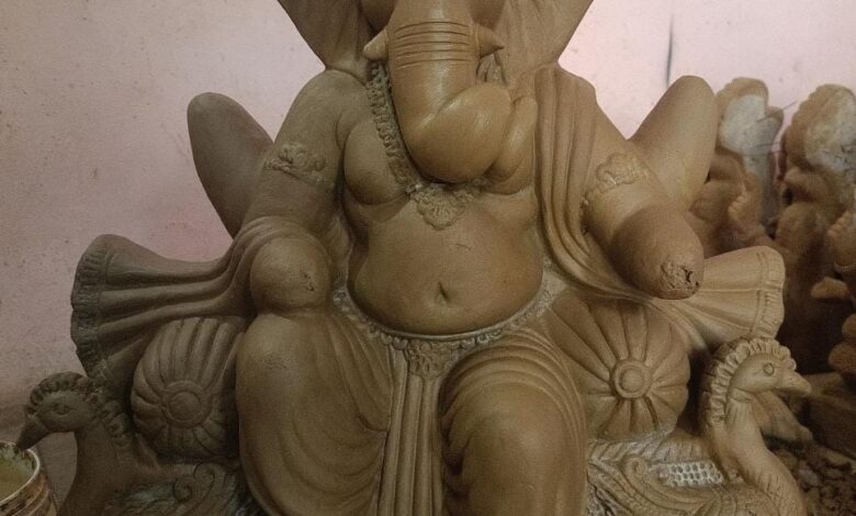 सिवनी घंसौर में माटी गणेश प्रतिमा निर्माण प्रशिक्षण कार्यक्रम