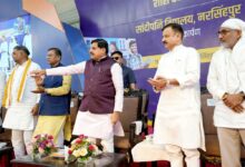 नरसिंहपुर में नवनिर्मित सांदीपनि विद्यालय के लोकार्पण समारोह को संबोधित करते मुख्यमंत्री डॉ. मोहन यादव