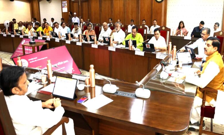 मुख्यमंत्री डॉ. मोहन यादव की अध्यक्षता में मध्यप्रदेश मंत्रि-परिषद की बैठक
