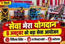 सेवा मेरा योगदान कार्यक्रम की तैयारियों को लेकर बाहुबली लॉन में बैठक करते भाजपा पदाधिकारी