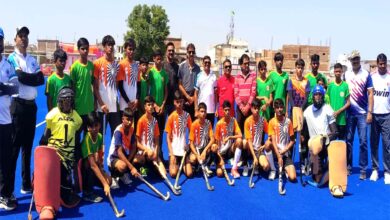 सिवनी एस्ट्रो टर्फ स्टेडियम में राज्य स्तरीय शालेय हॉकी प्रतियोगिता के मुकाबले